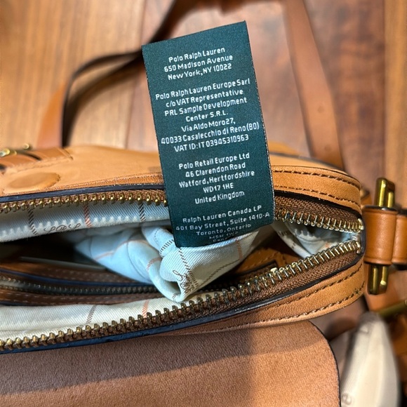 Ralph Lauren Brown Crossbody Bag with Structured Design - Picture 9 of 10